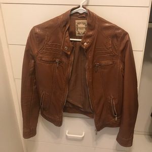 Beautiful faux leather moto jacket